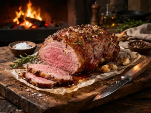 Lamsbout met bilpijp Nieuw-Zeelands lamsvlees voor BBQ of oven