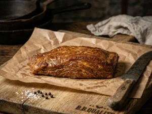 Perfect bereide Uruguayaanse Angus bavette steak van het maanvlees