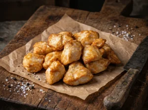 Kiphaasblokjes gegaard, halal en 25g eiwit/100g. IQF bevroren, per 200 gram geleverd. Gekoeld en diepgevroren bezorgd.