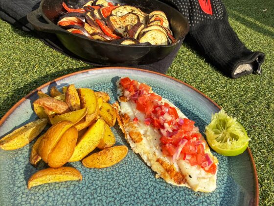 Pangasiusfilet met pico de Gallo recept | Meat Church dia de la fajita rub | Maak Mei Fit | Chefs_BBQ_Table | Kenneth | BBQuality