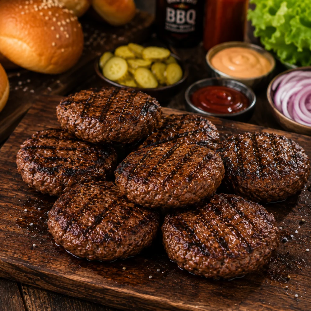 Beef burger, 8 halen 6 betalen