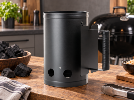 Zwarte Grill Fanatics Brikettenstarter voor houtskool en briketten